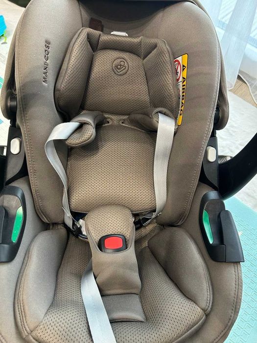 MAXI-COSI PEBBLE 360 PRO2 + baza ISOFIX FamilyFix 360 PRO | Twillic Truffle – fotelik dla noworodka