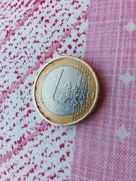 moeda de 1 euro, Err0, 2002, Alemã.
