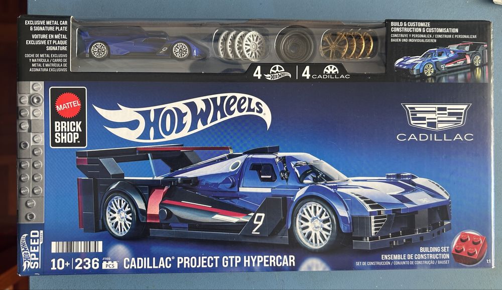 Hot wheels cadillac mattel brick