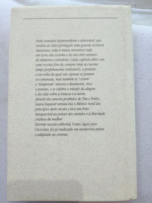 Livro Como água para o chocolate64729957502721121