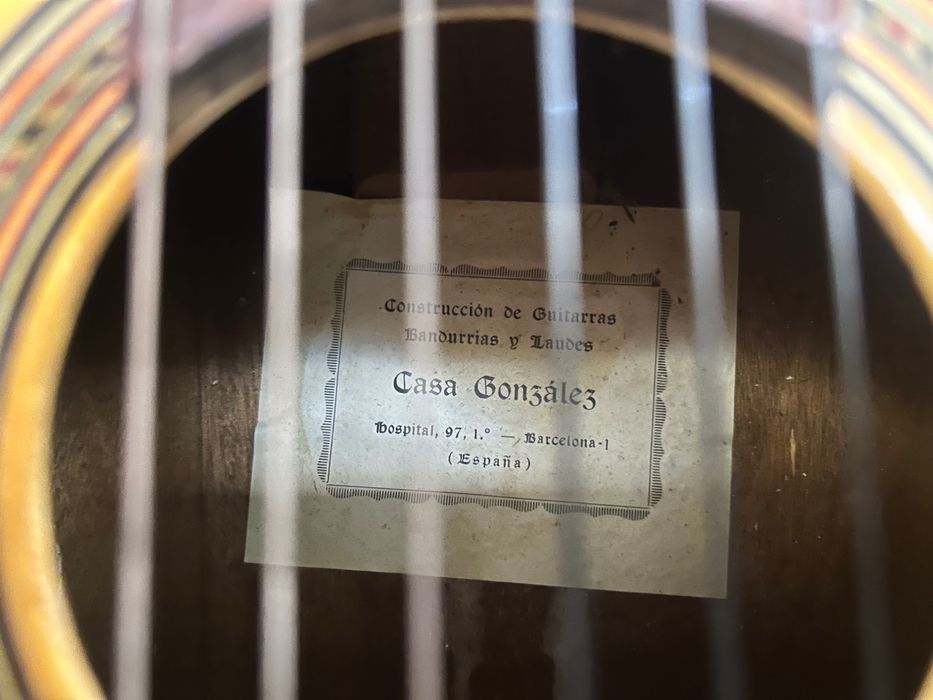 Guitarra casa Gonzalez