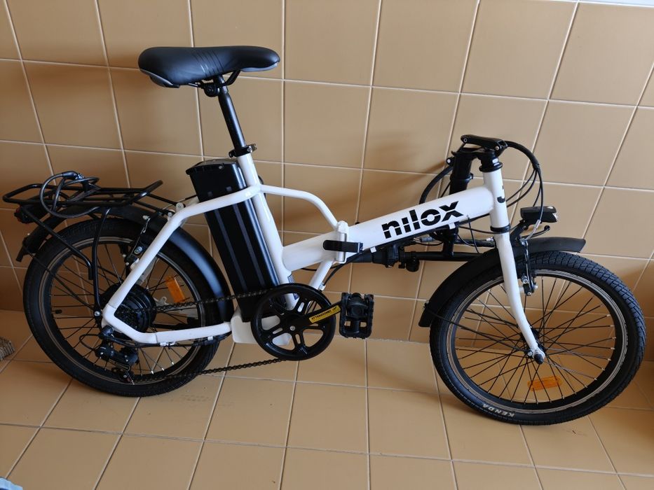 Bicicleta elétrica dobrável Nilox J1 Pro com Marchas