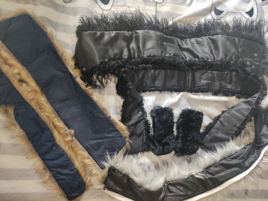 Залишки тканин,  коміри з хутра, клаптики