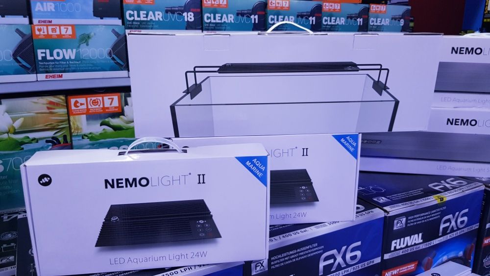 Calha led NemoLight II 24w para aquario agua salgada