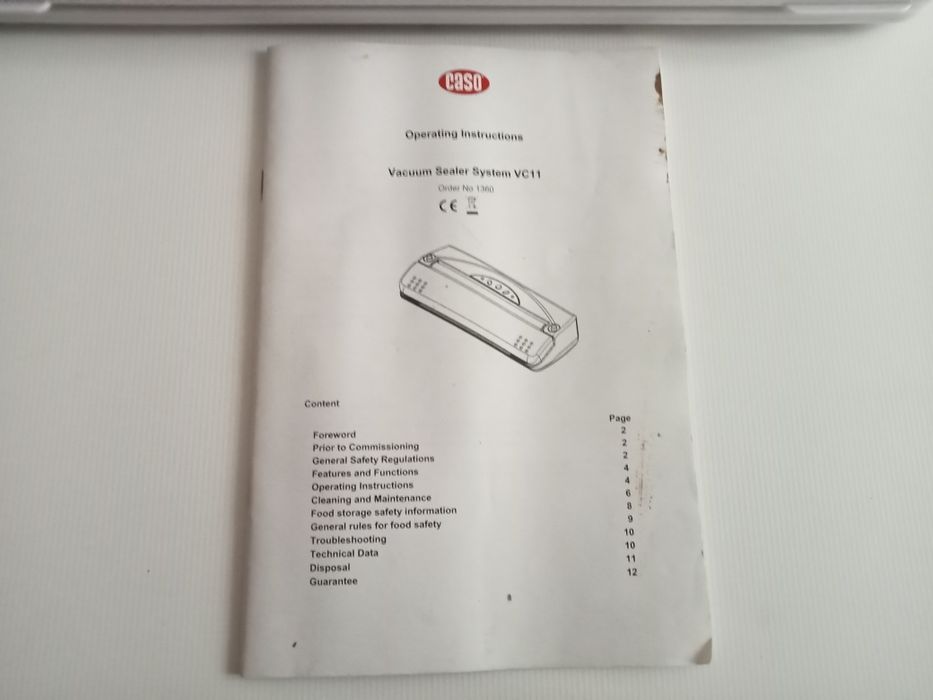 Вакуумний пакувальник caso