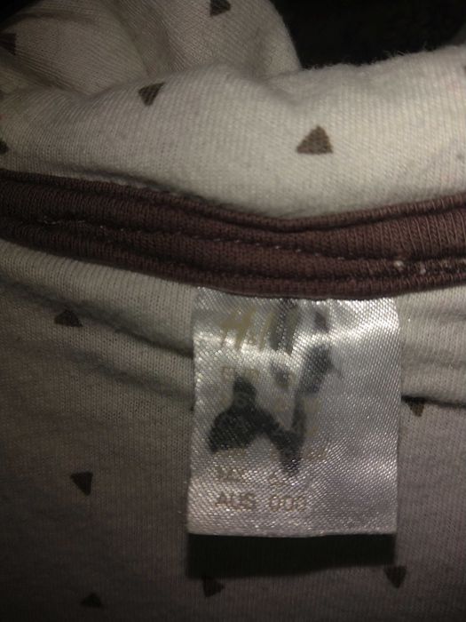 Комбинезон с капюшоном, "человечек" H&M для мальчика 66см 2 - 4 месяца