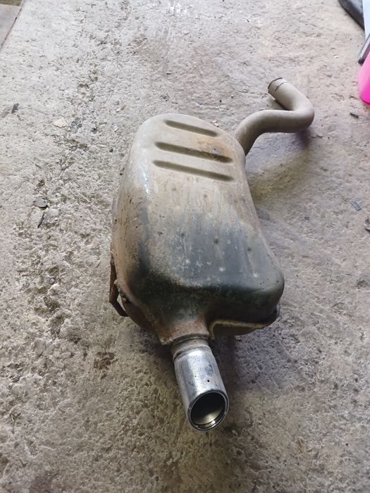 Вихлопна труба, задня банка на Фіат фрімо, глушник нт 2.0 дизель