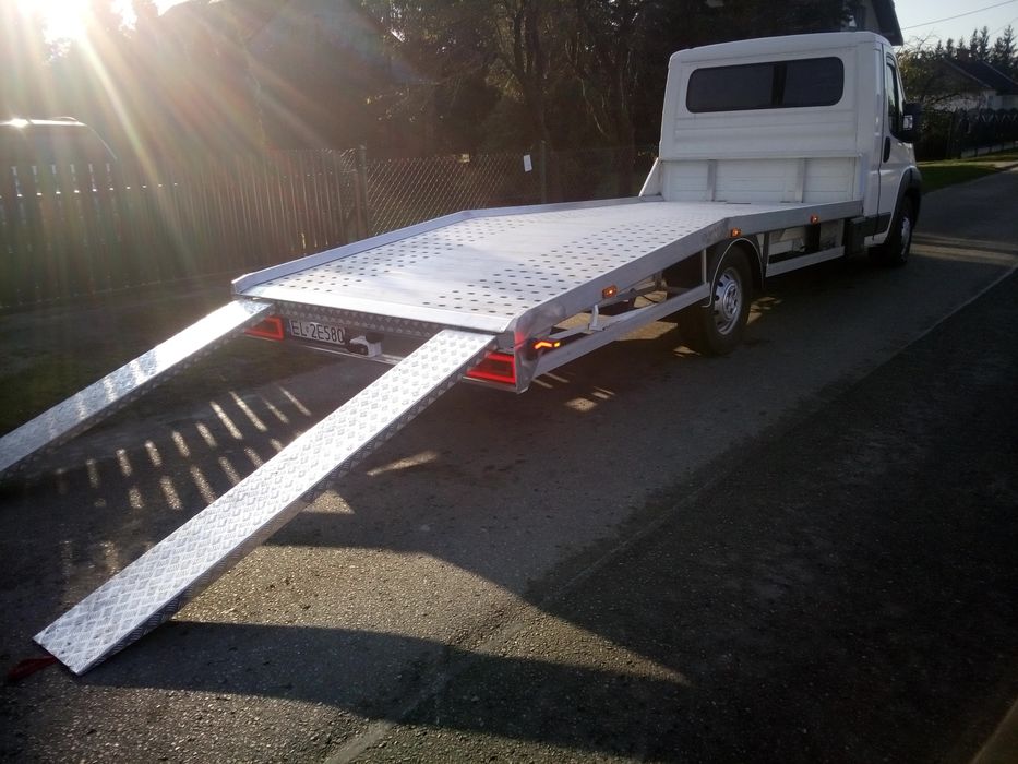 Zabudowa autolawety. Najazd