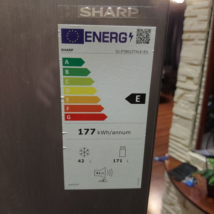 Lodówka 171 L+zamrarka 42 L