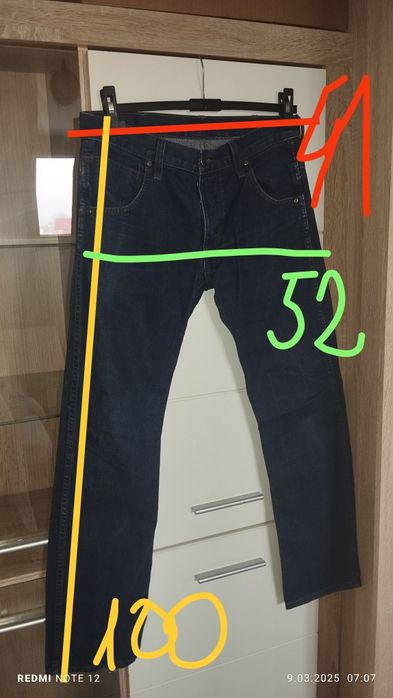 Spodnie Wrangler jeansy męskie jak nowe 2 razy ubrane