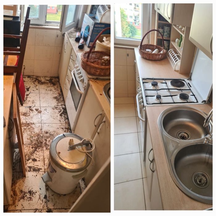 Sprzątanie, Sprzątanie po remontach, po wynajmie, po zbieractwie