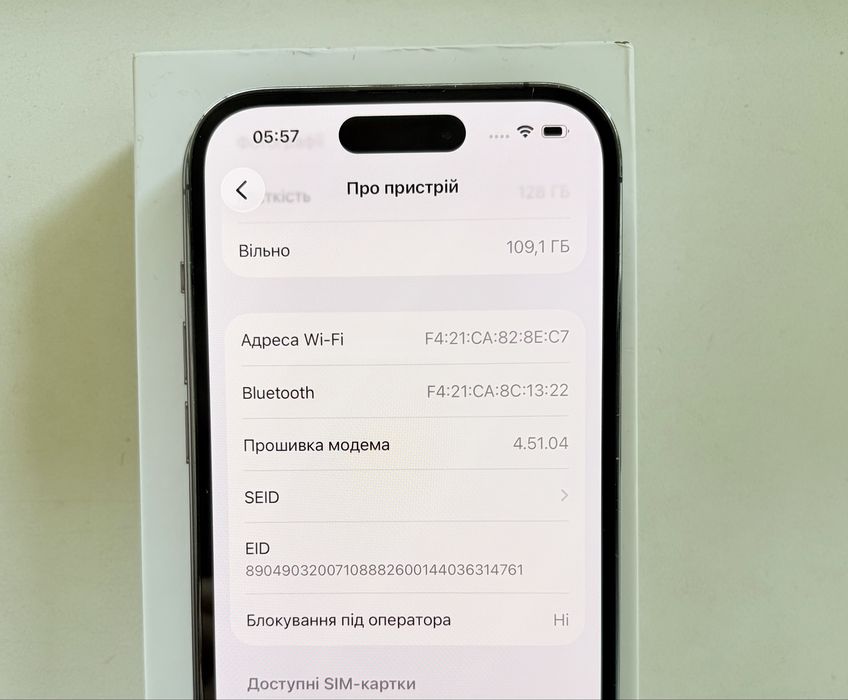 Iphone 14 pro 128 gb