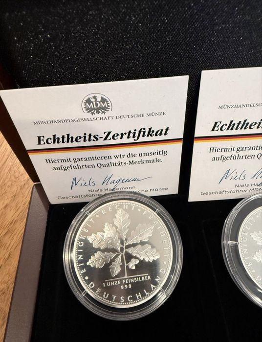 Продам набір Срібних монет