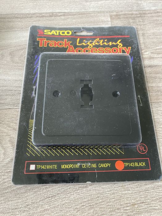 Adapter do oświetlenia szynowego Satco Black