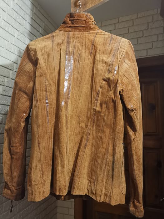 Замшевый женский пиджак