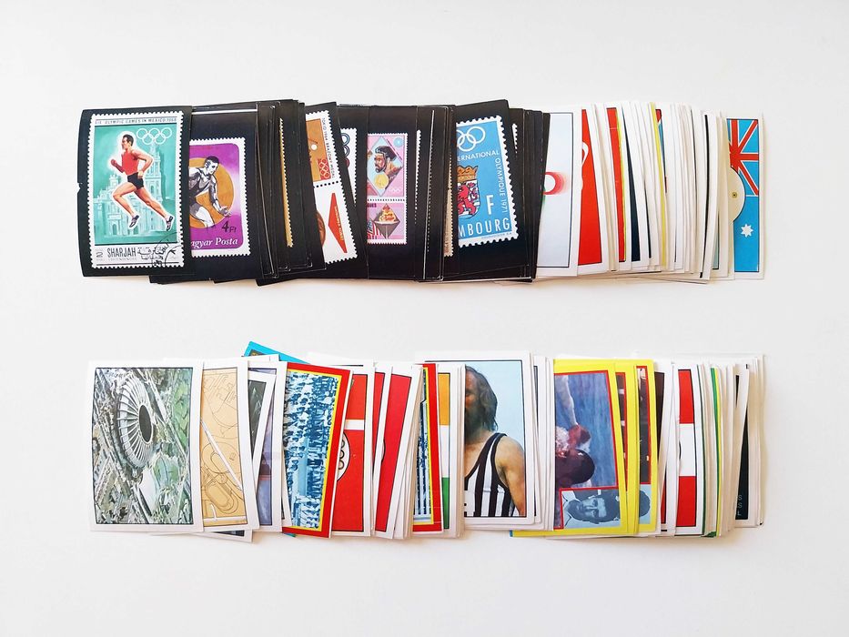 189 cromos novos e descolados AS OLIMPIADAS serie 2 | Clube do Cromo