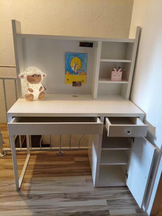 Biurko ikea micke białe