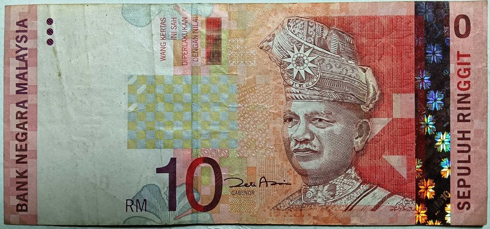 Malasia Ringgit 5 notas