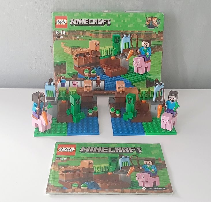 Klocki Lego Minecraft 2x 21138 The Melon Farm Ząbki •