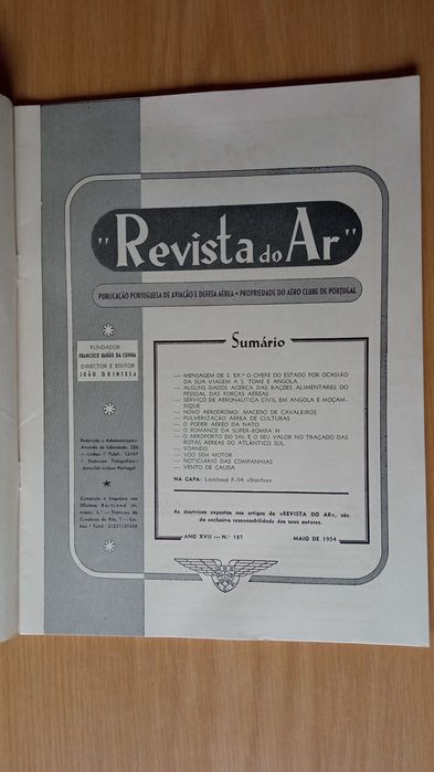 Aviação, Revista do Ar, anos 60