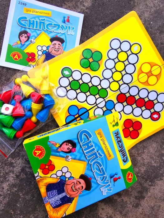 Chińczyk gra podróżna kieszonkowa dla dzieci nowa