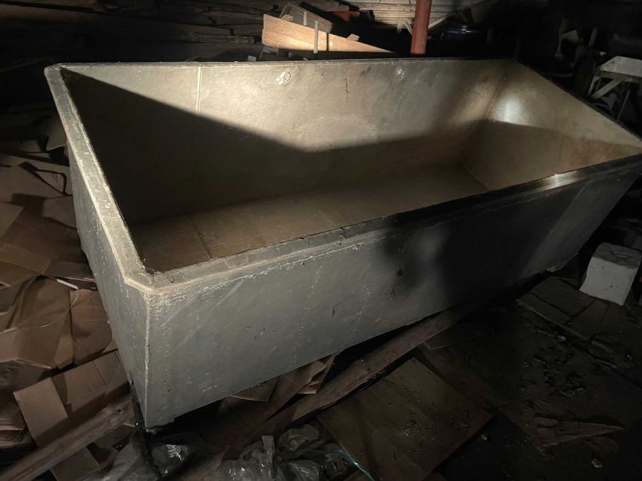 DUŻY basen , komora z stali nierdzewnej 250x110x90 cm wysoka jakość!