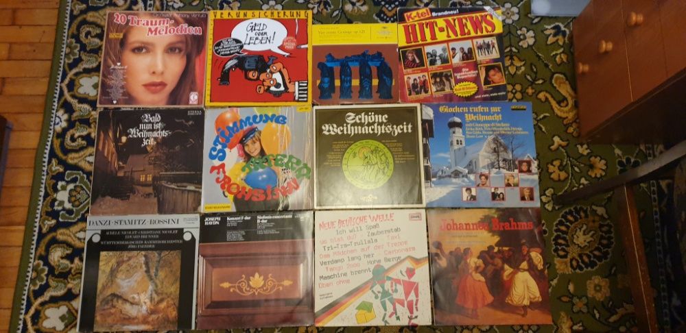 Zbiór wielu płyt winyl winylowych 12 sztuk