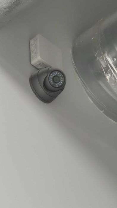 Monitoring BCS - 3 kamery + rejestrator z dyskiem