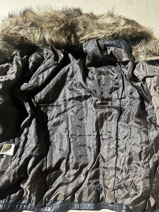 Кожанка с мехом