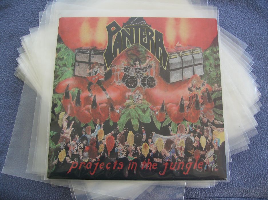 100 Bolsas/Capas Plastico para Discos VINIL Lps 33rpm