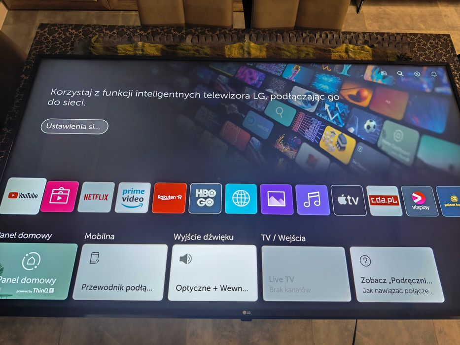 SMART TV LG 70UM7100PLA 70" 4K UHD WiFi YouTube Netflix dvbt-2 bluetooth