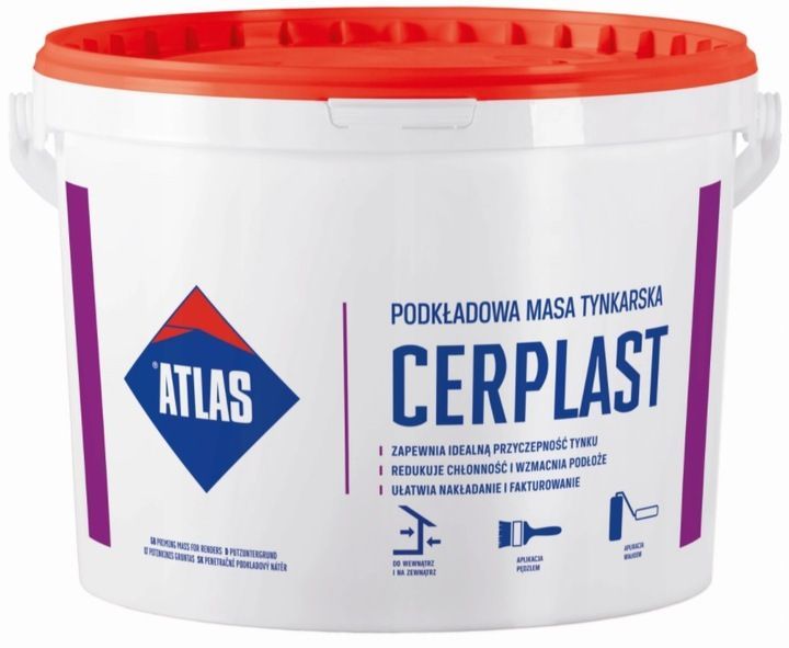atlas cerplast podkładowa masa tynkarska 15kg