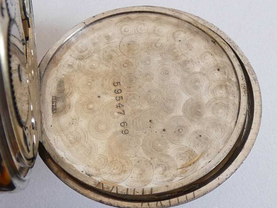 Zegarek kieszonkowy Matador w srebrnej kopercie