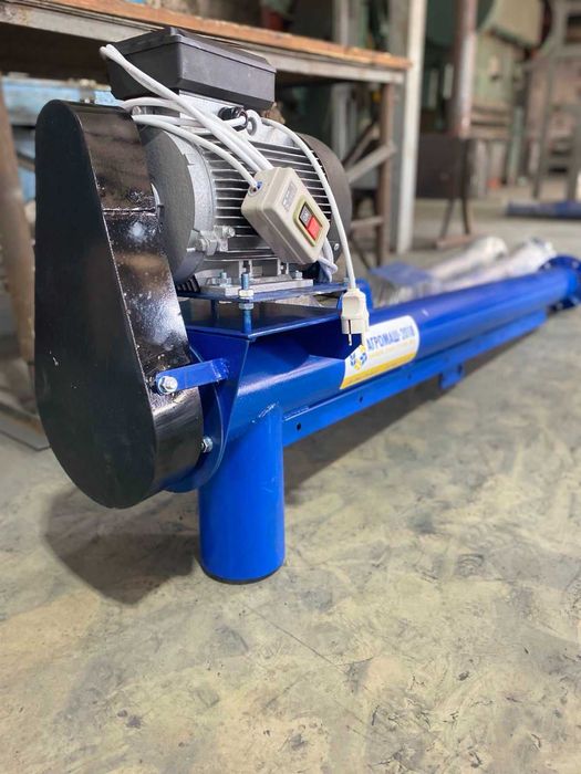 Винтовой конвейер, шнековый погрузчик, транспортер зерна 133х8х380