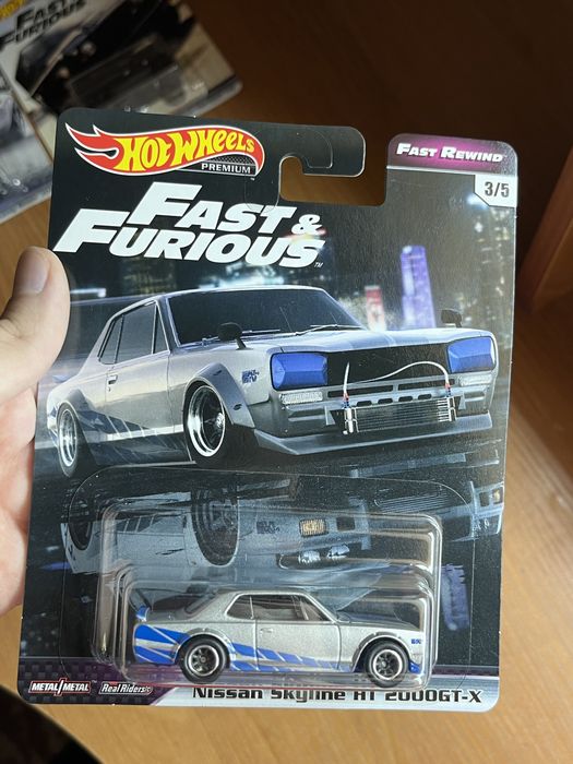 Hot wheels premium Nissan Skyline HT 2000GT-X Fast Furious Fast