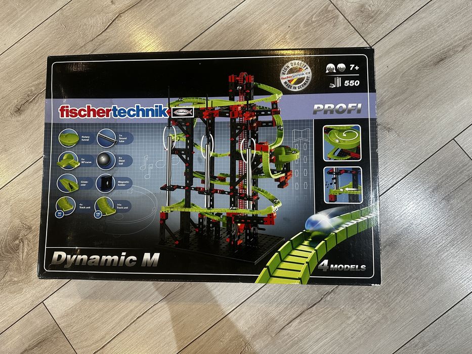 Zabawka konstrukcyjna Fischertechnik Kolejka Kulowa Dynamic M 533872