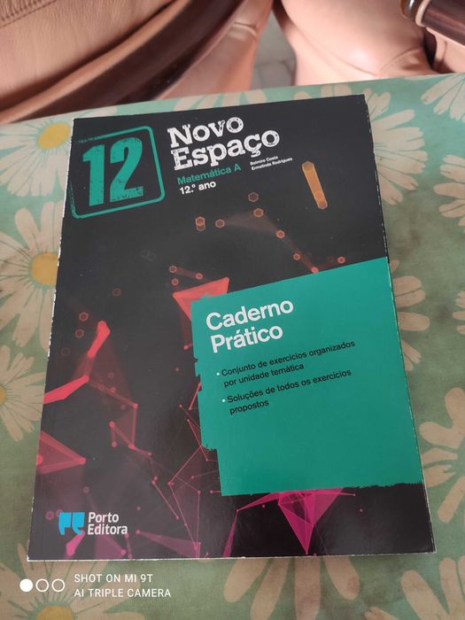 Caderno atividades Matemática/português 12 ano