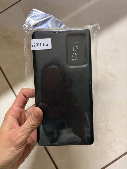 Шкіряний чохол для Samsung S23 Ultra