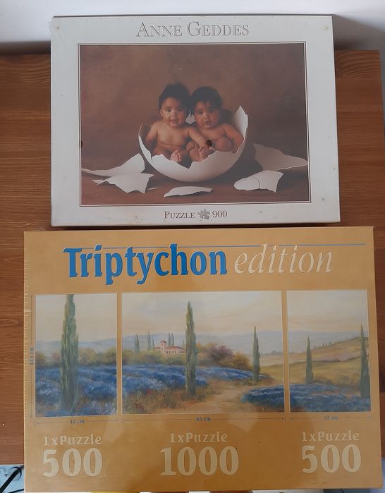 Puzzle Anne Geddes triptychon toskana selado quimica 600 educa 500