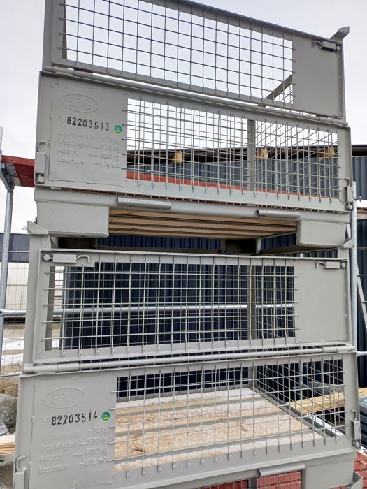 NOWE Gitterbox UIC paleta koszowa skrzynia  Gitterboxy