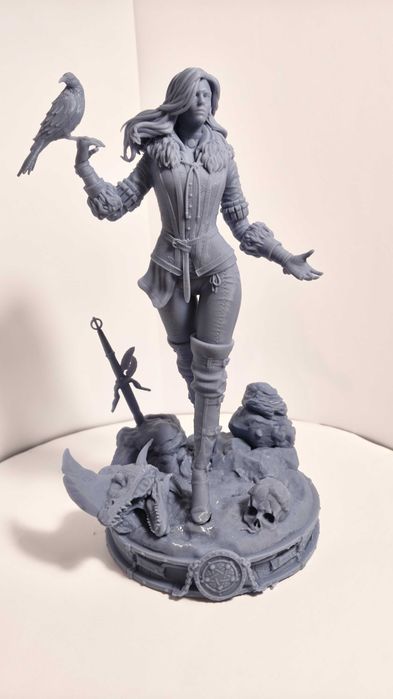 Duża Figurka Yennefer Wiedzmin, Witcher do pomalowania
