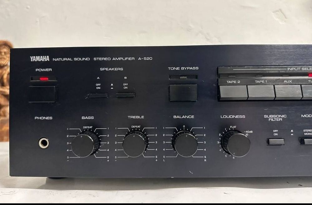 Wzmacniacz stereo Yamaha A-520, 2"120 Watt, Japan