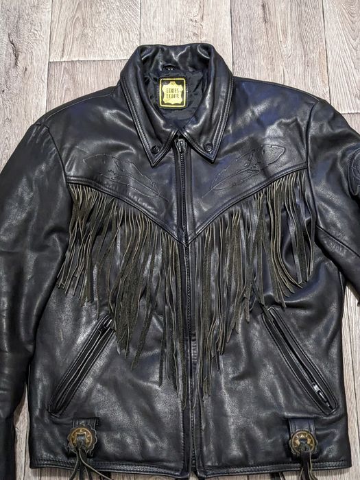 Вінтажна байкерська куртка косуха IXS p M