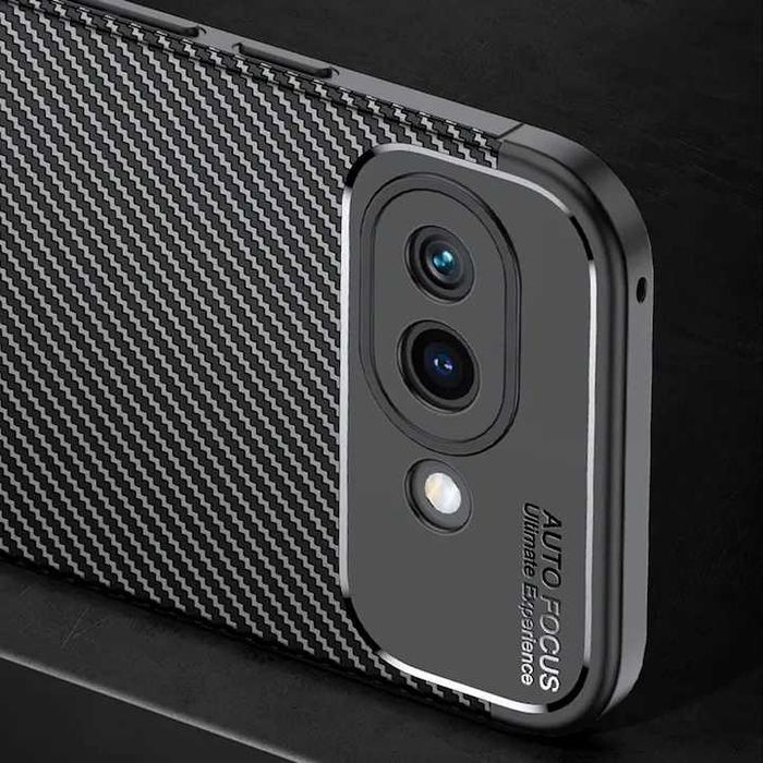 Google Pixel 9A AutoFocus Carbon Матовий чохол Протиударний