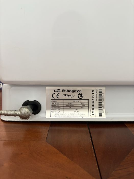 Fogão Orbegozo FO4550 Gás Butano 4 queimadores