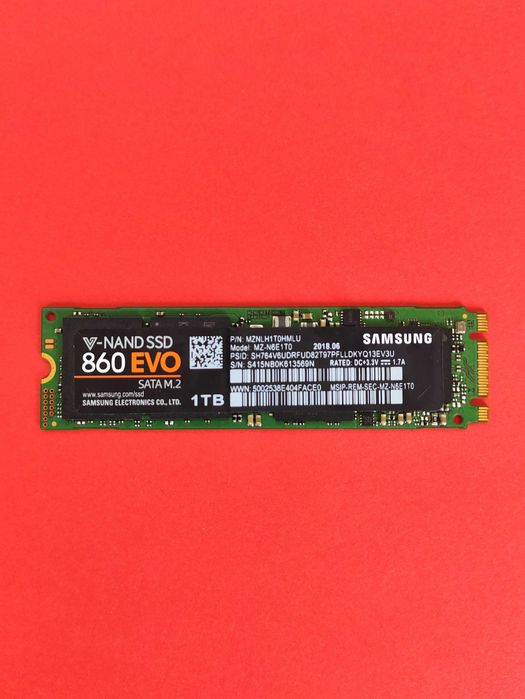 SSD Samsung 860 Evo 1TB M.2 SATA III