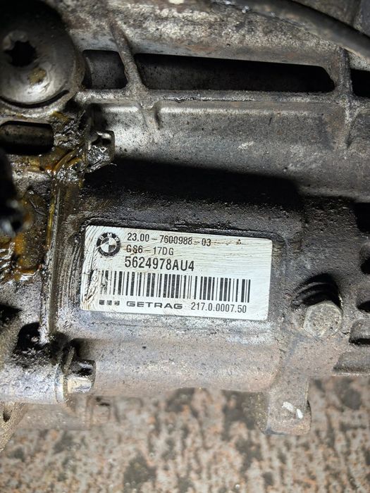 Caixa de Velocidades BMW F20 116D Ref: 5624978AU4/2300-7600988-03/GS6-17DG/N47D16A