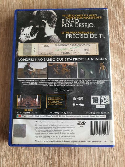 The Getaway PS2 - Original