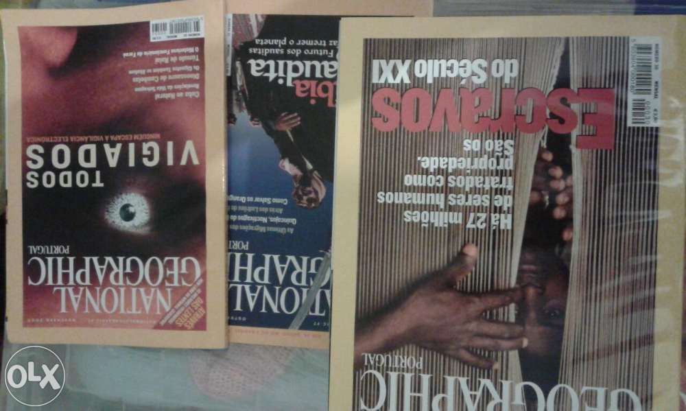 54 revistas National Geographic.