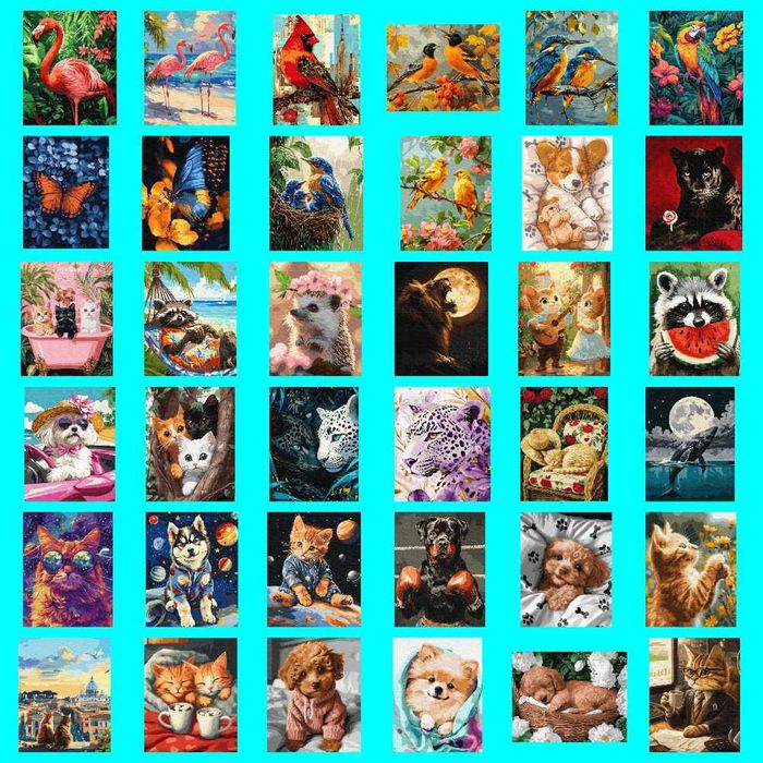 Картины по номерам Детские ,распродажа